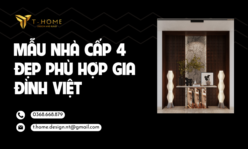 Mẫu Nhà Cấp 4 Đẹp Phù Hợp Gia Đình Việt