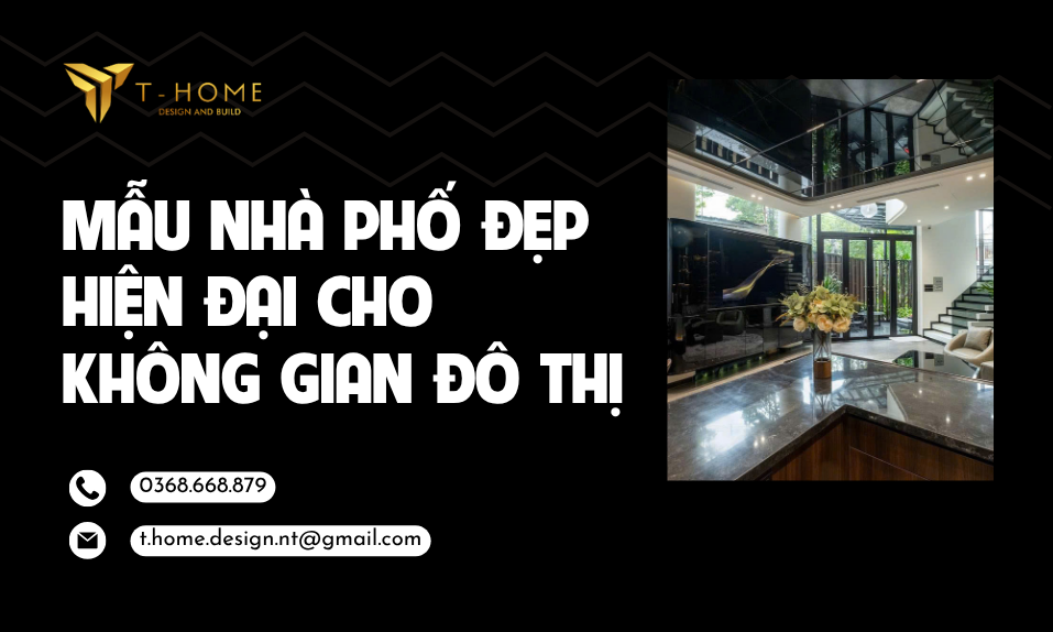 Mẫu Nhà Phố Đẹp Hiện Đại Cho Không Gian Đô Thị