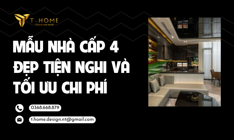 Mẫu Nhà Cấp 4 Đẹp Tiện Nghi Và Tối Ưu Chi Phí