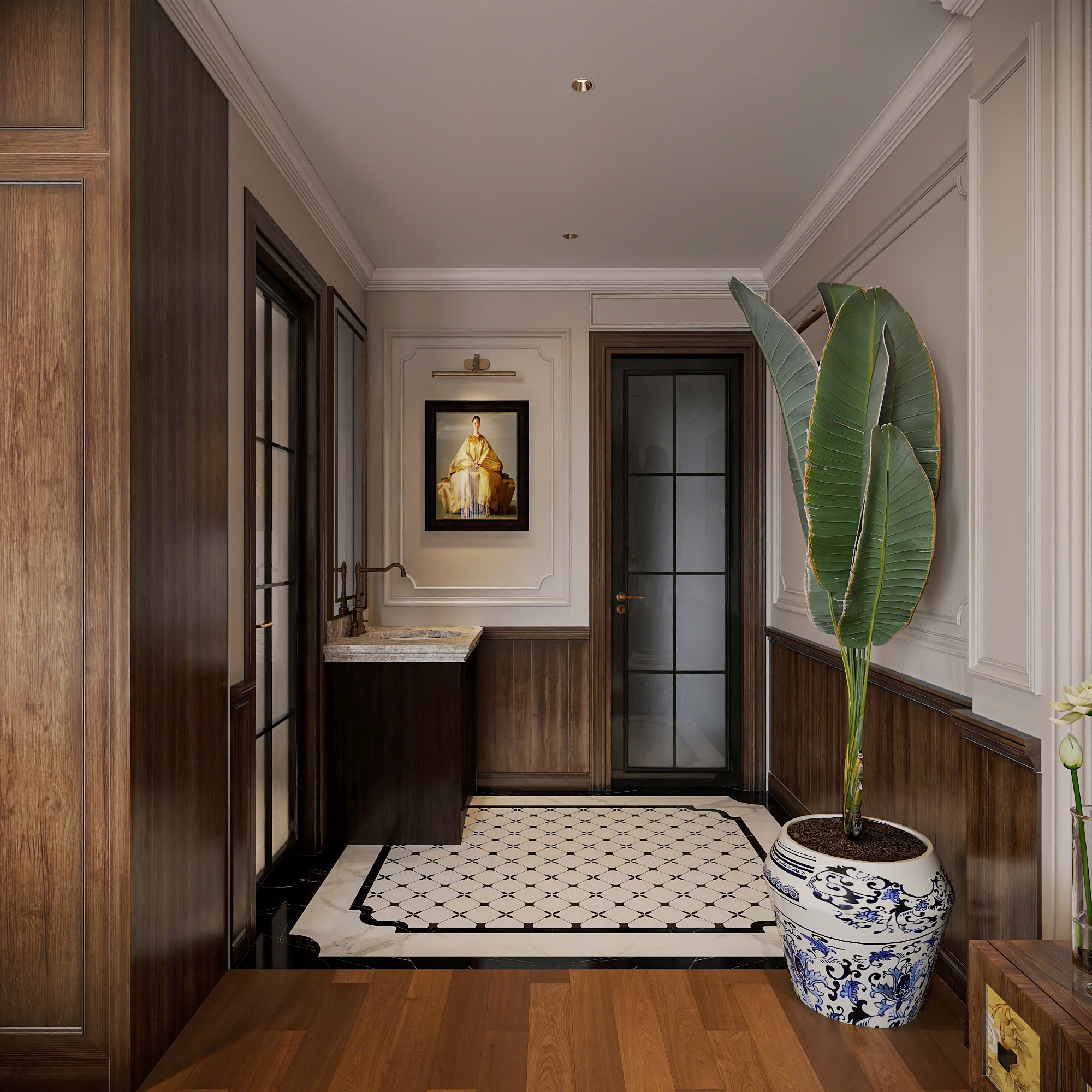 MẪU NỘI THẤT NHÀ PHỐ PHONG CÁCH INDOCHINE 